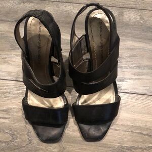 Diane von Furstenberg black heels